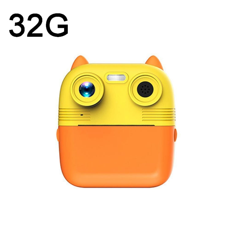1080P Instant Print Camera 2.8-inch IPS Screen Front and Rear Dual Lens Kids Camera, Pink, Yellow, Blue, Pink+32G Card, Yellow+32G Card, Blue+32G Card 1080P Instant Print Camera 2.8-inch IPS Screen Front and Rear Dual Lens Kids Camera, Pink, Yellow, Blue, Pink+32G Card, Yellow+32G Card, Blue+32G Card